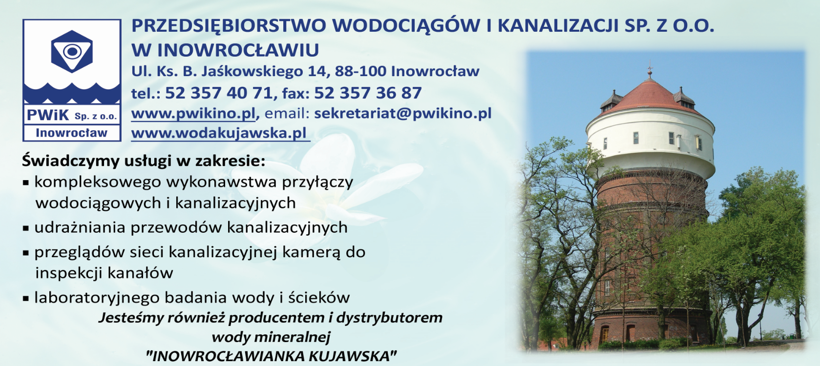 kanalizacja techniczna INOWROCŁAW